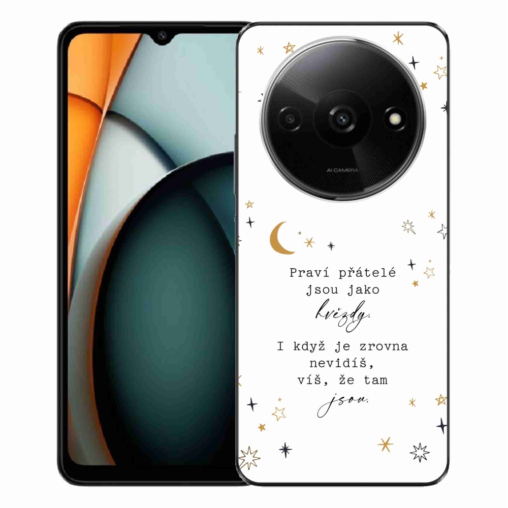 Gél borítás mmCase a Xiaomi Redmi A3-hoz - idézem 6 fehér háttér