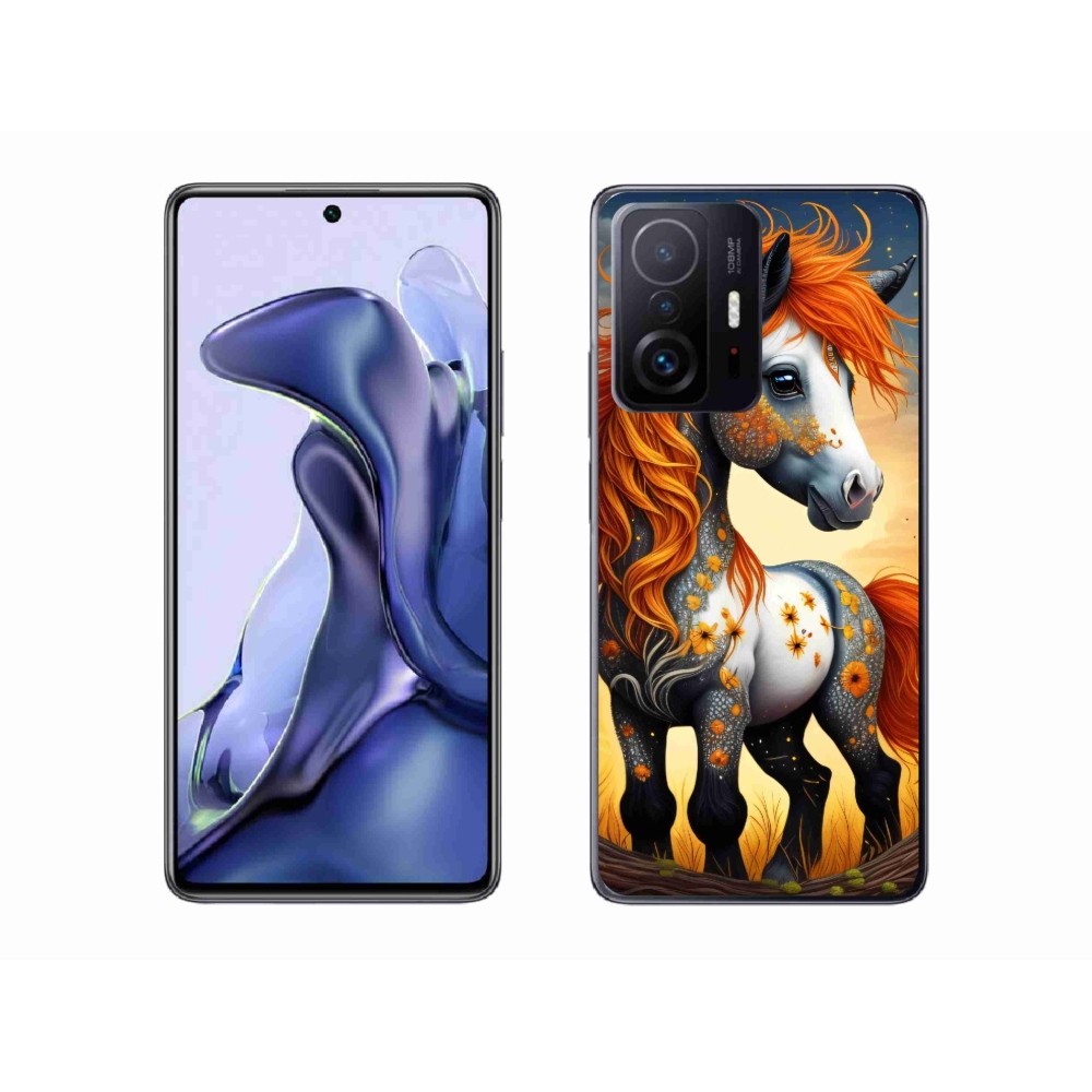 Gél borítás mmCase a Xiaomi 11T Pro számára - színes póni