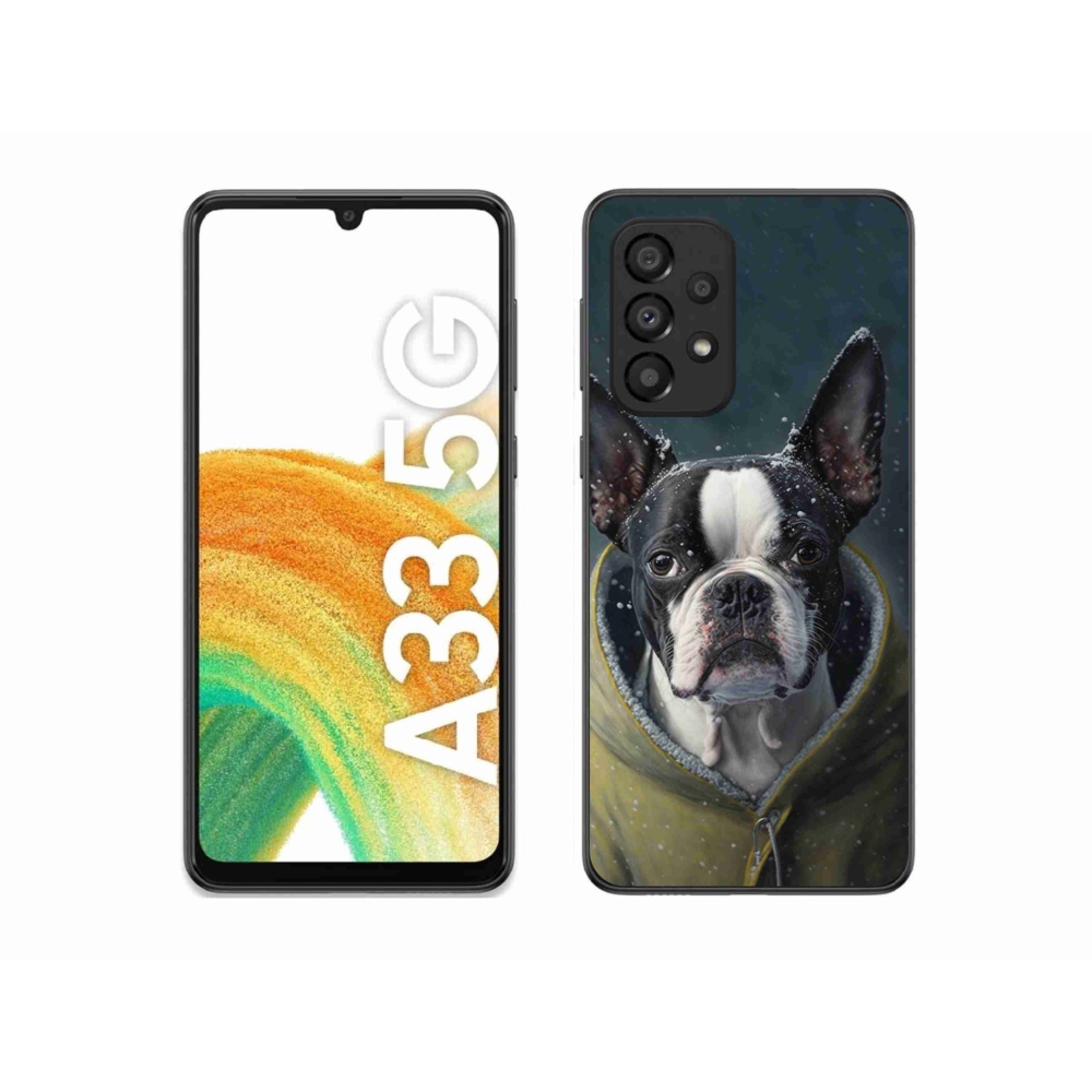Zselés borítás mmCase Samsung Galaxy A33 5G - bulldog
