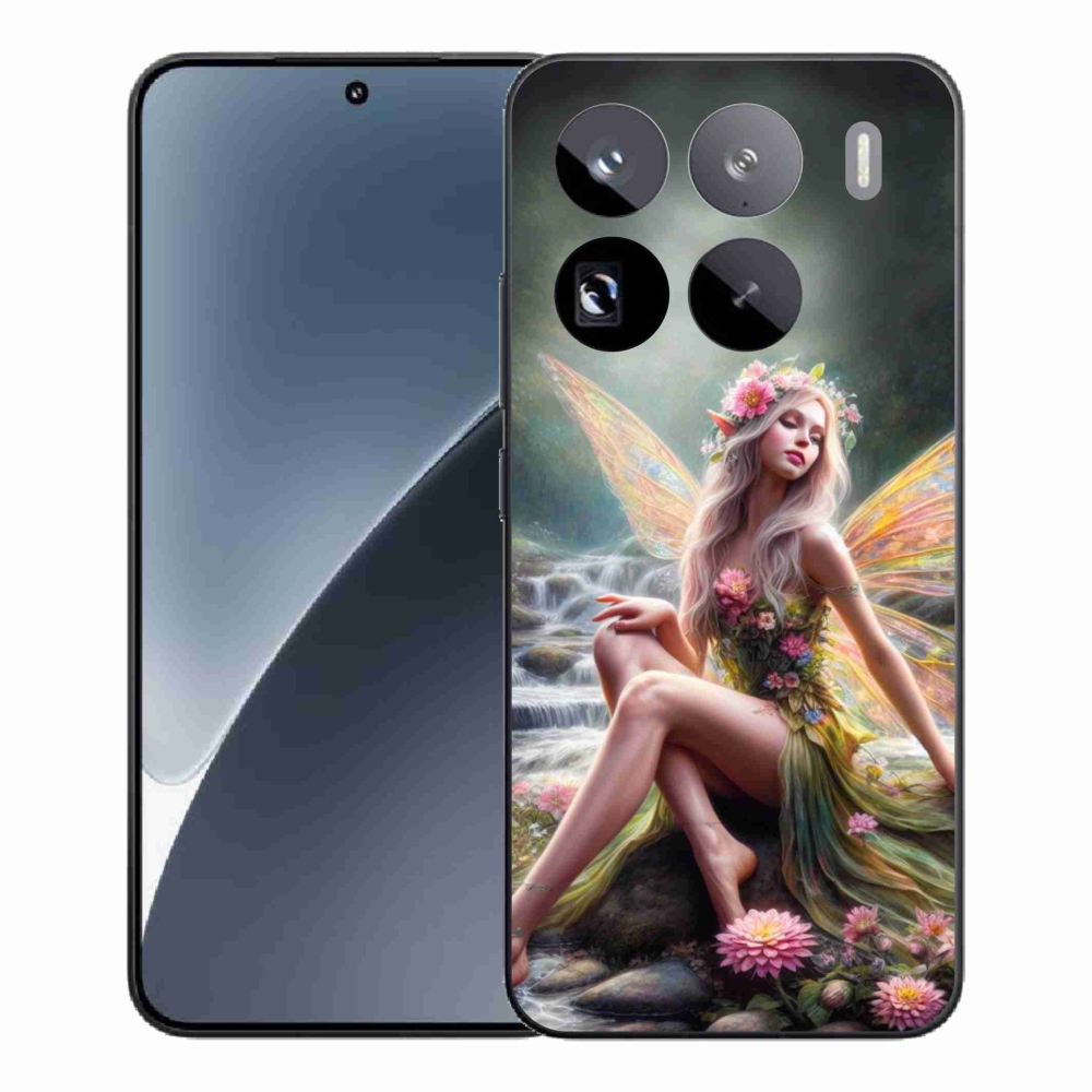 Gél borítás mmCase a Xiaomi 15 Pro - pillangó nőhöz 1