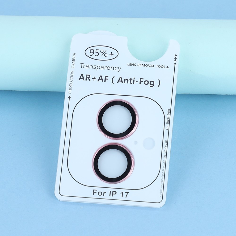 Ultra HD kamera lencse üveg iPhone 17-hez (különálló szemüveg) - rózsaszín