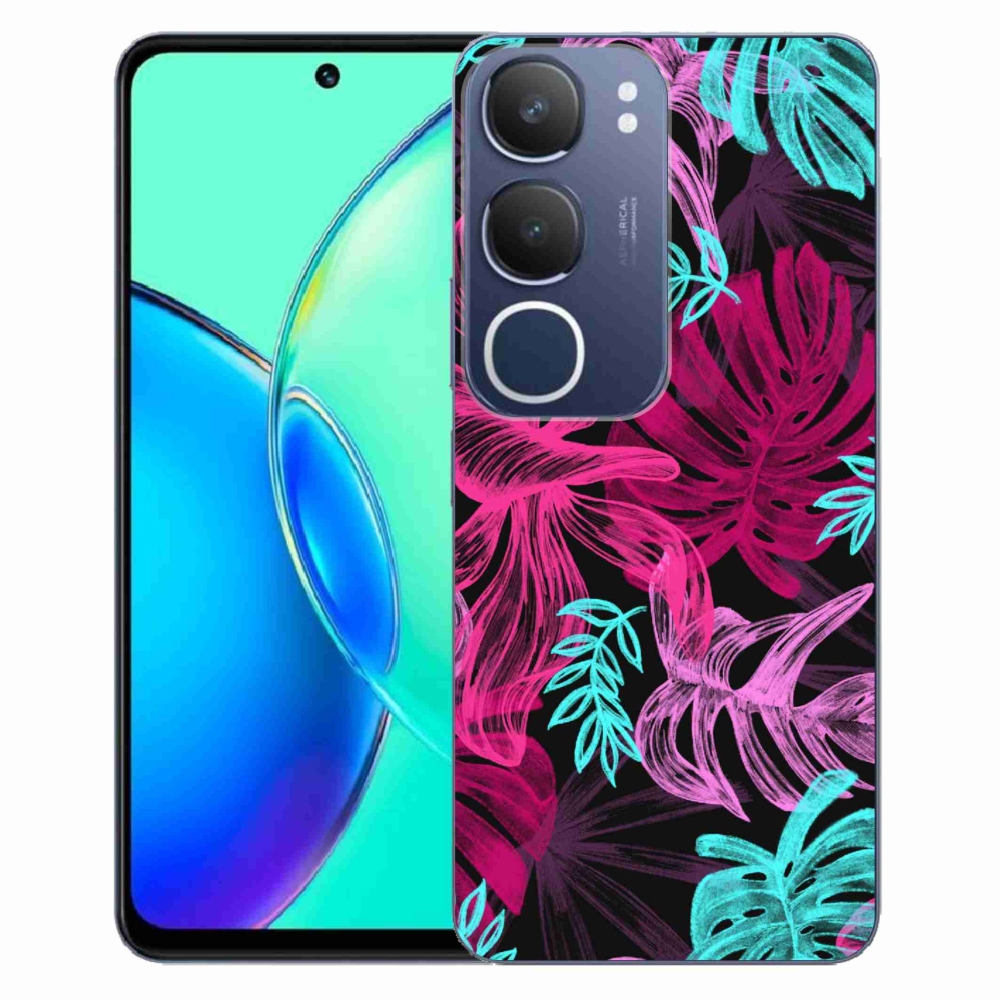 Zselés tok mmCase a Vivo Y19s készülékhez - virágok 1