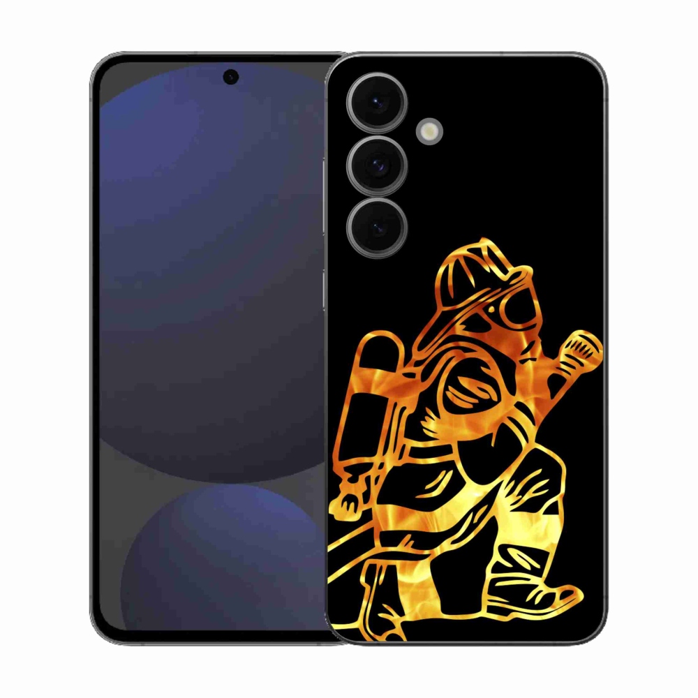 Zselés borítás mmCase Samsung Galaxy S25 FE - tűzoltó 1