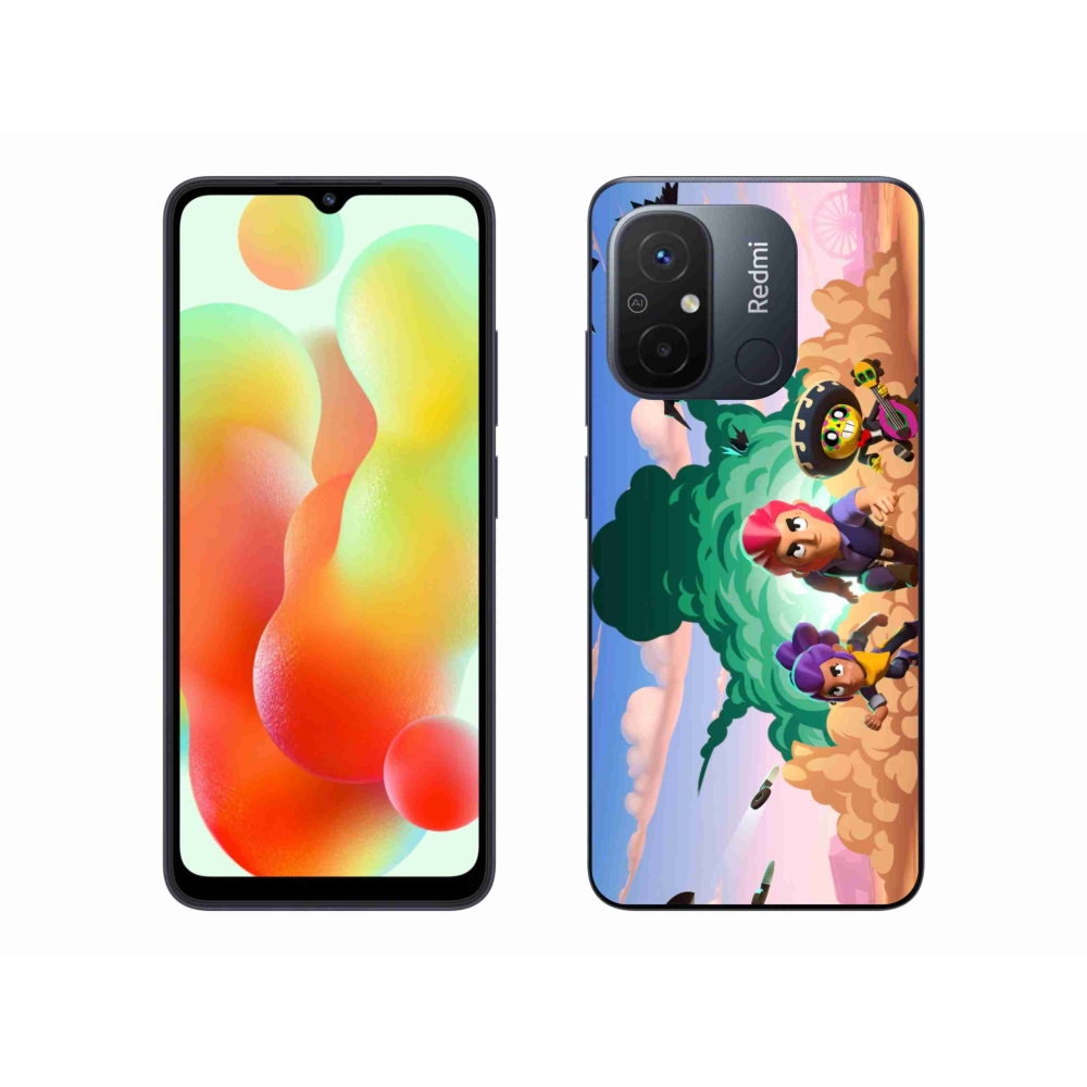 Gél borítás mmCase a Xiaomi Redmi 12C-hez - verekedés csillagok