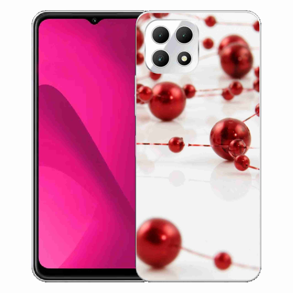 Zselés borítás mmCase a T-Mobile T Phone 2 készülékhez - Karácsonyi lánc