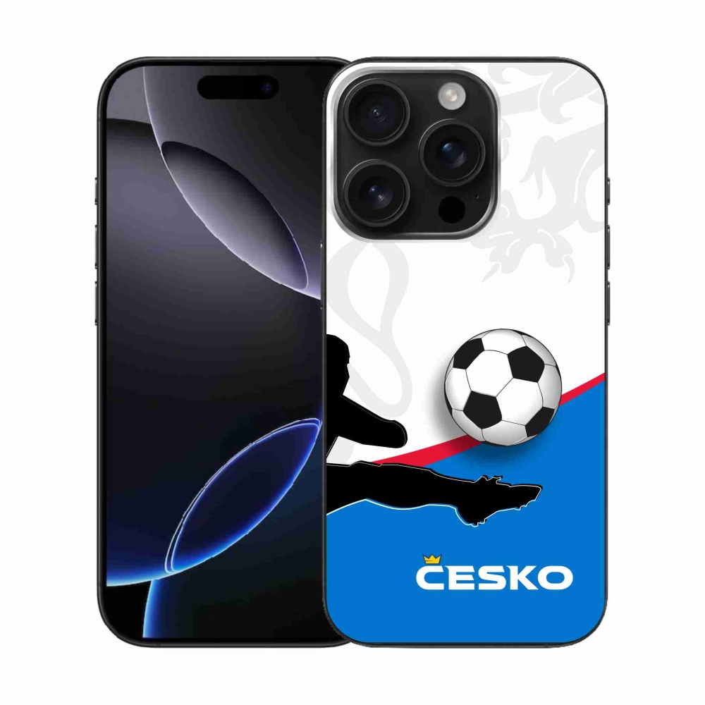 Gél borítás mmCase iPhone 16 Pro készülékhez - Labdarúgás Csehország 3