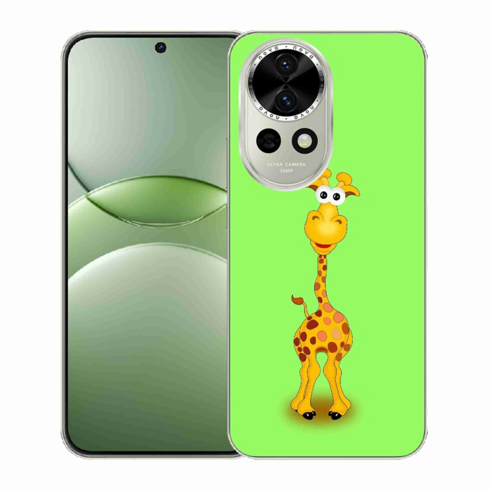 Gél borító mmCase a Huawei Nova 13 5G készülékhez - rajzfilm zsiráf