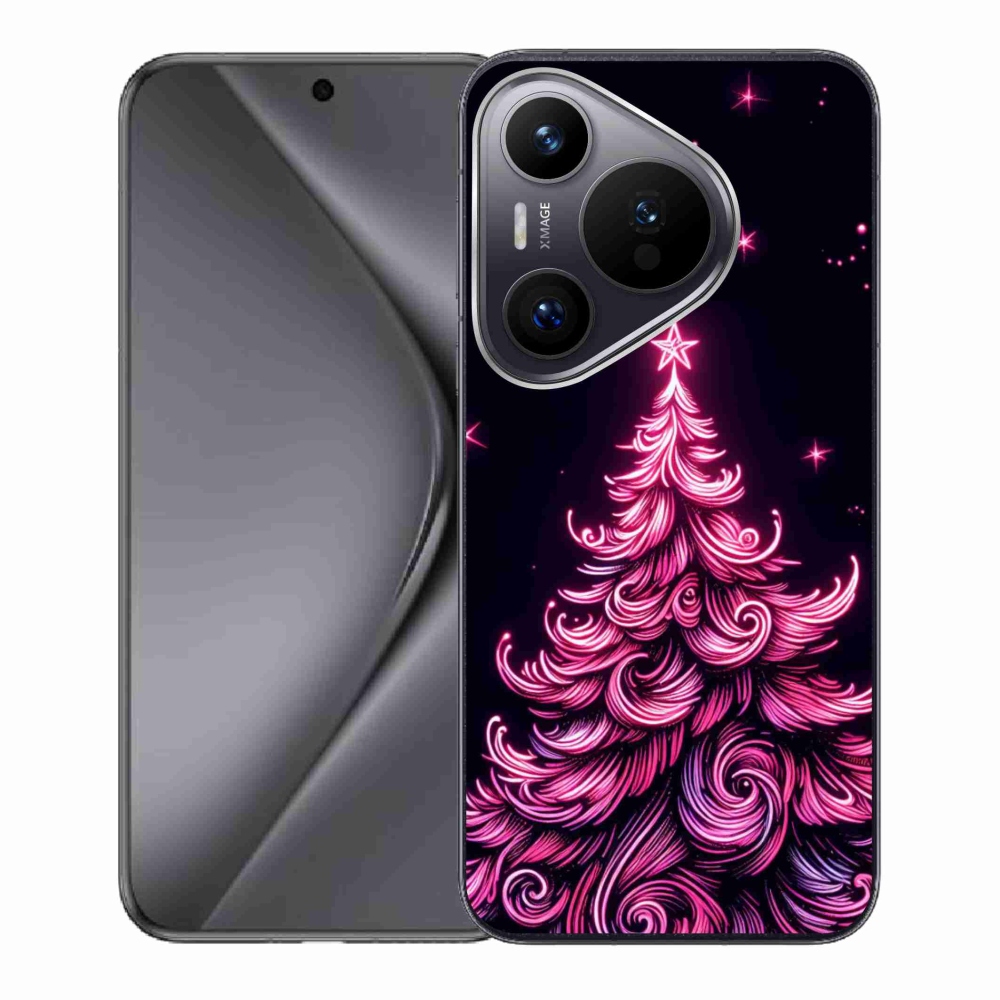 Gél borítás mmCase a Huawei Pura 70 - neon karácsonyfa 2