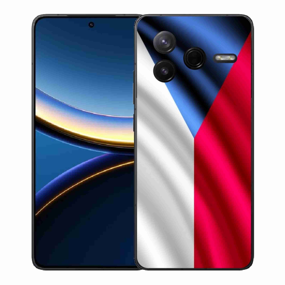 Gél borítás mmCase a Xiaomi Poco F7 Pro számára - cseh zászló