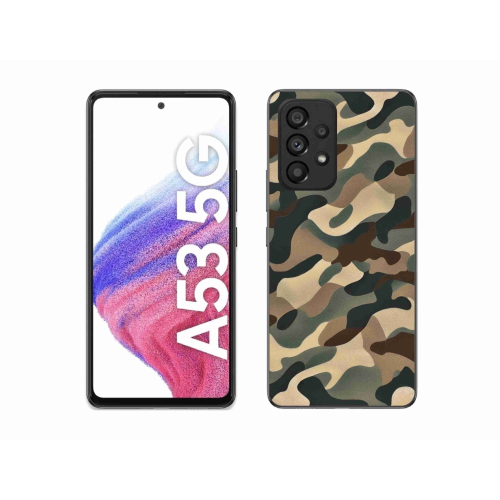 Zselés borítás mmCase Samsung Galaxy A53 5G - terepszínű minta 11
