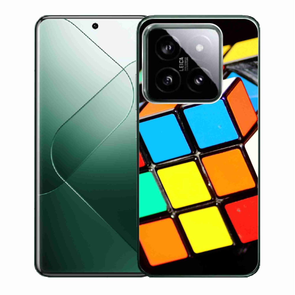 Gél tok mmCase a Xiaomi 14-hez - Rubik-kocka