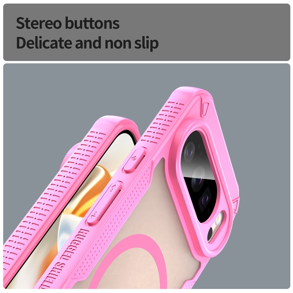 Froste tartós védőburkolat MagSafe-val a Google Pixel 10 Pro-ra - rózsaszín