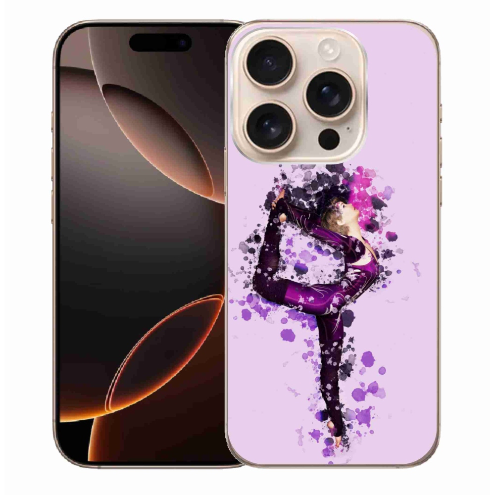 Zselés borítás mmCase iPhone 16 Pro Max készülékhez - balerina