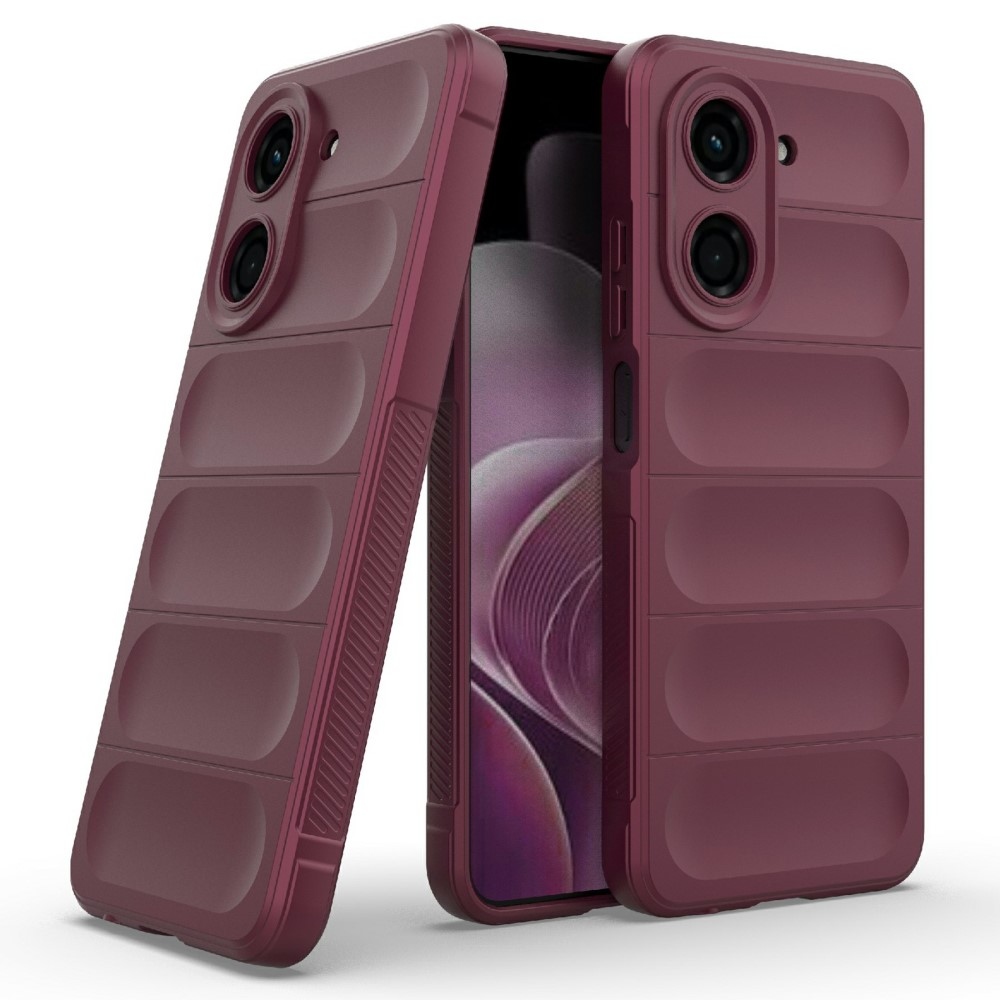 Rugg tartós zselés tok Xiaomi Redmi A5 (171.7x77.8x8.3mm) - bordó színben