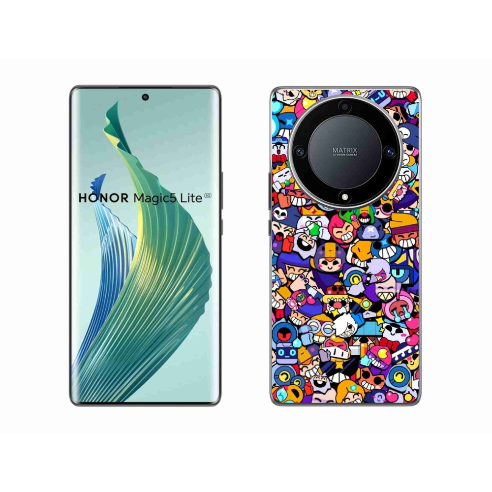 Gél borítás mmCase a Honor Magic 5 Lite 5G számára - brawl stars 2