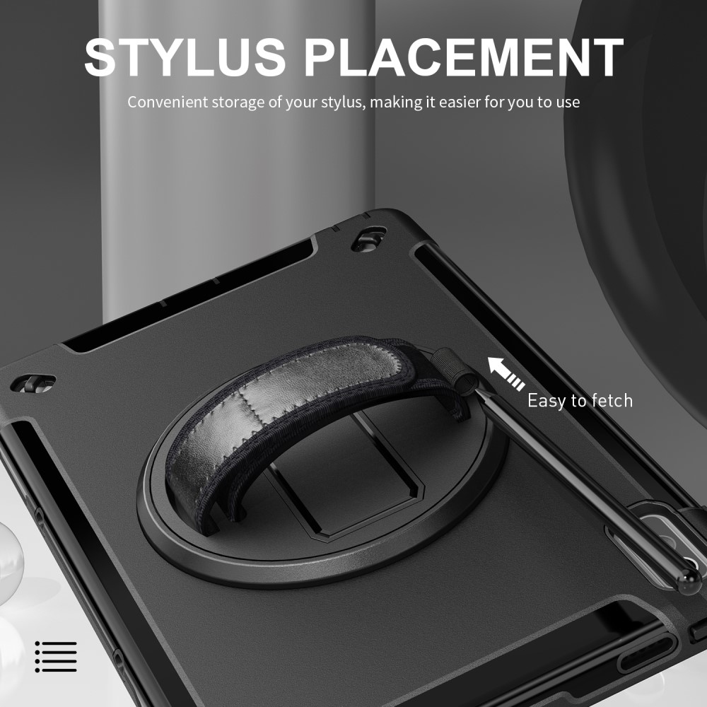 Strapabíró hibrid borítás képernyővédővel Lenovo Tab P11 (2.Gen) - fekete