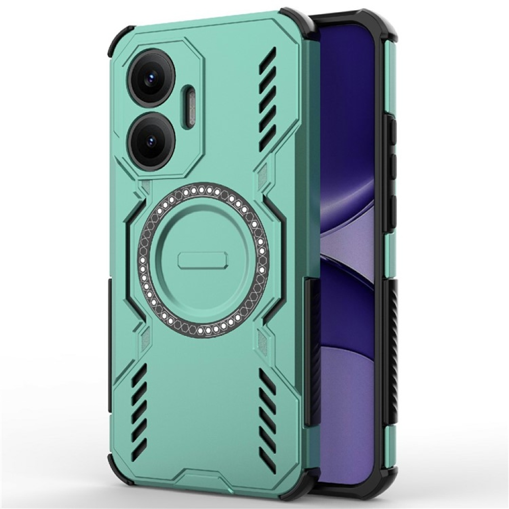 Üreges, tartós burkolat MagSafe-vel a Xiaomi Poco F7 5G-n - zöld