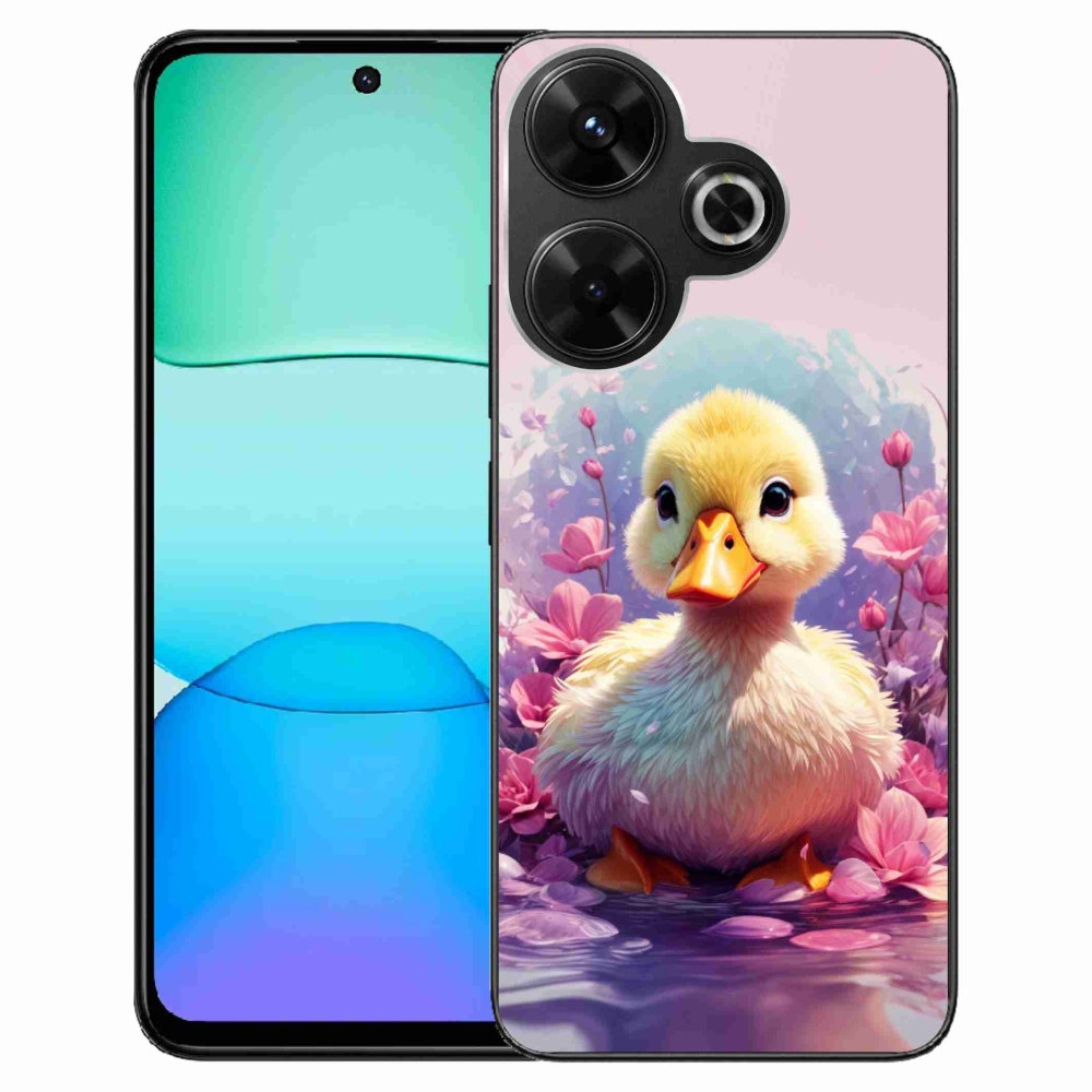 Gél borítás mmCase a Xiaomi Redmi 13 4G/Poco M6 4G számára - kacsa