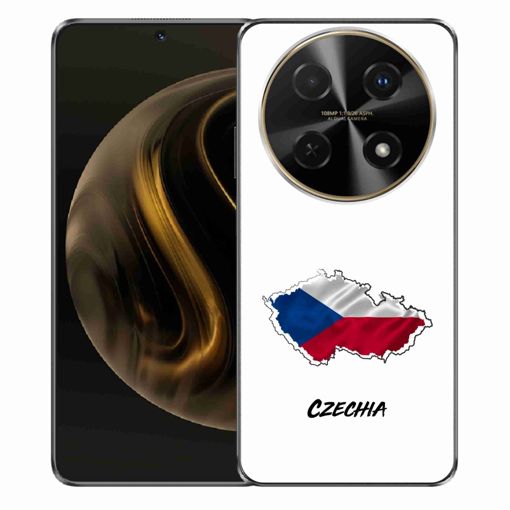 Gél borítás mmCase a Huawei Nova 12i készülékhez - Csehország fehér háttér