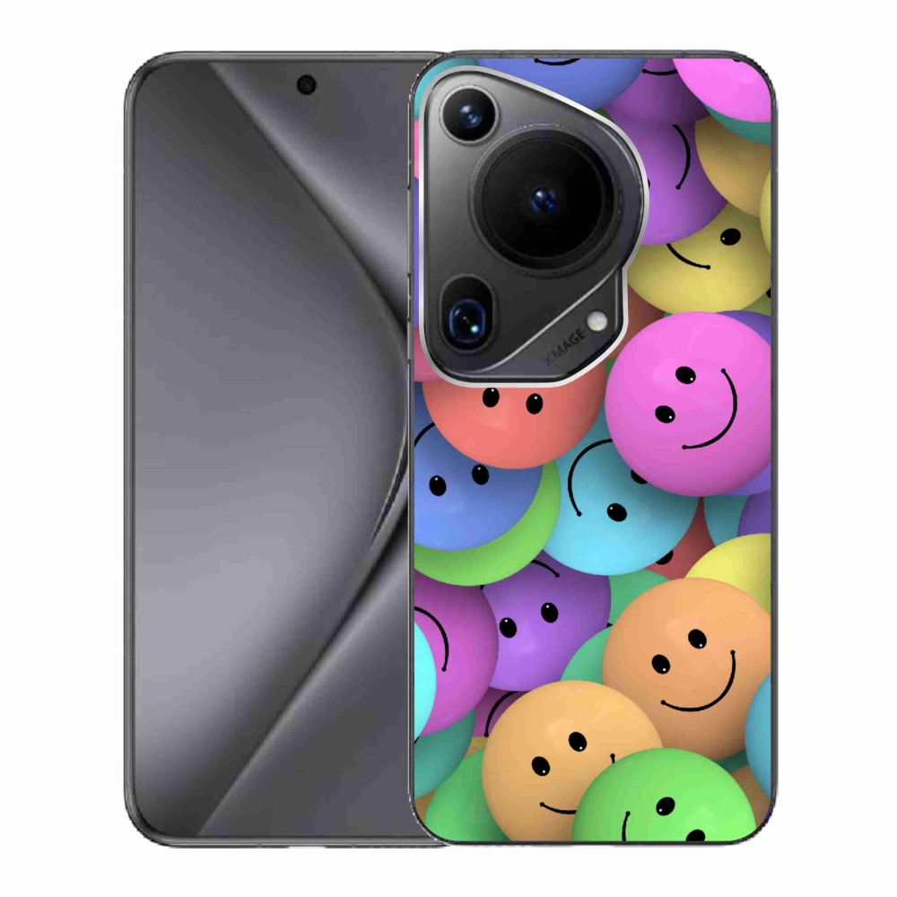 Gél borító mmCase a Huawei Pura 70 Ultra készülékhez - színes smiley-k