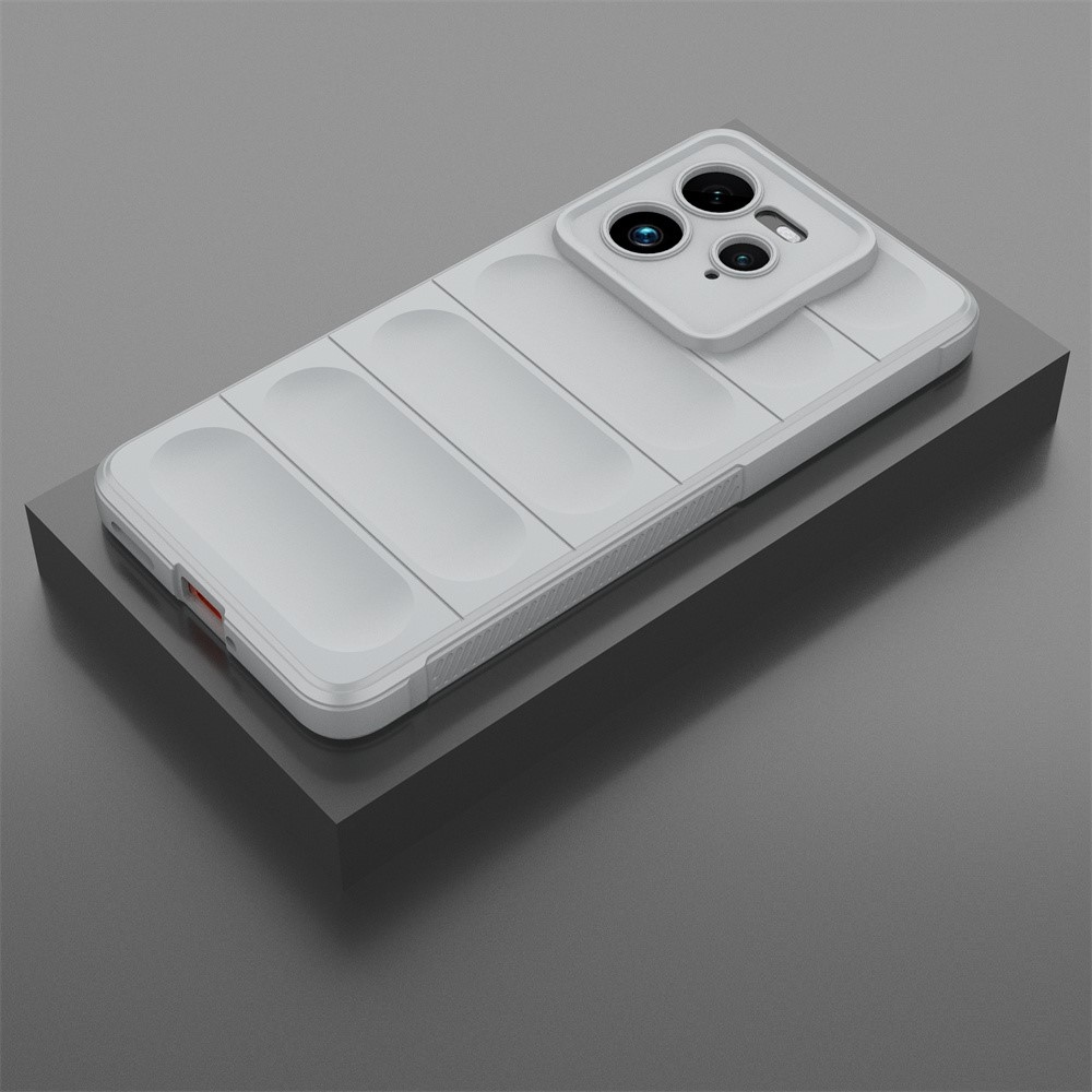 Rugg tartós zselés tok a Realme GT 7 Pro 5G készülékhez - világosszürke