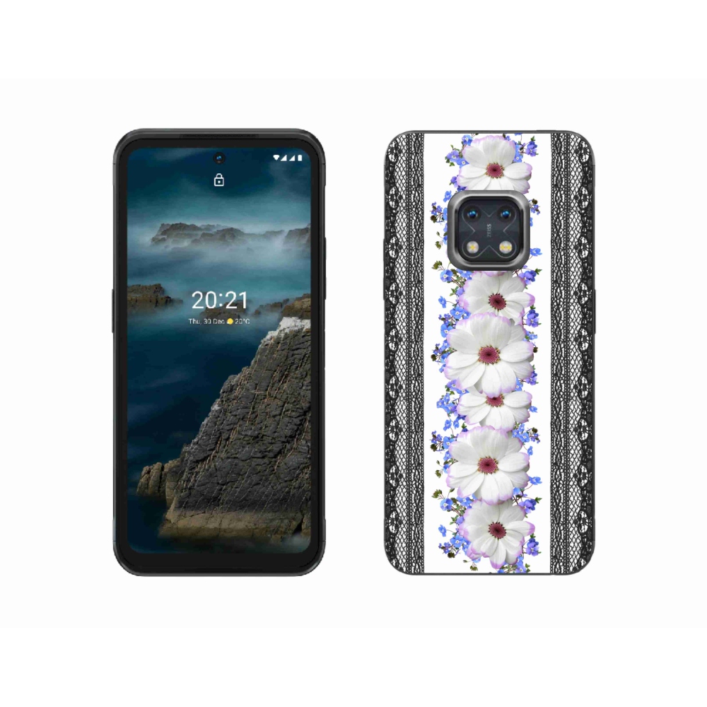 Zselés borítás mmCase a Nokia XR20 készülékhez - virágok 8
