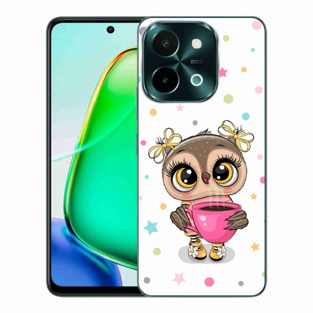 Gél borító mmCase a Vivo Y28-hoz - rajzfilm bagoly