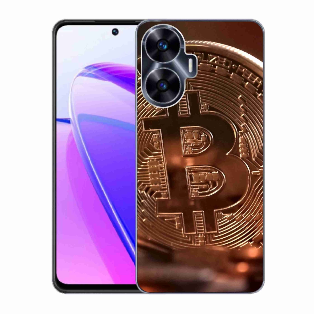Gél borító mmCase a Realme C55 készülékhez - bitcoin