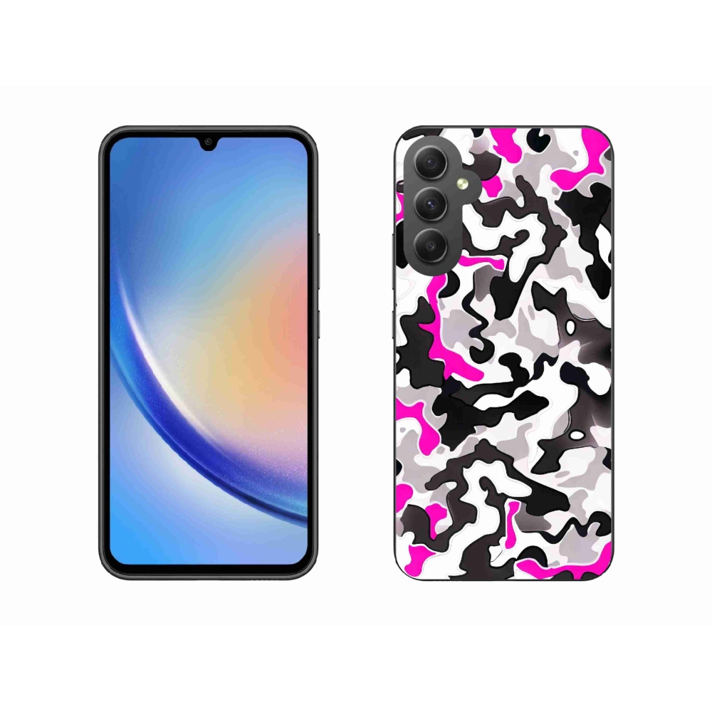 Zselés borítás mmCase Samsung Galaxy A34 5G - terepszínű mintázat 5