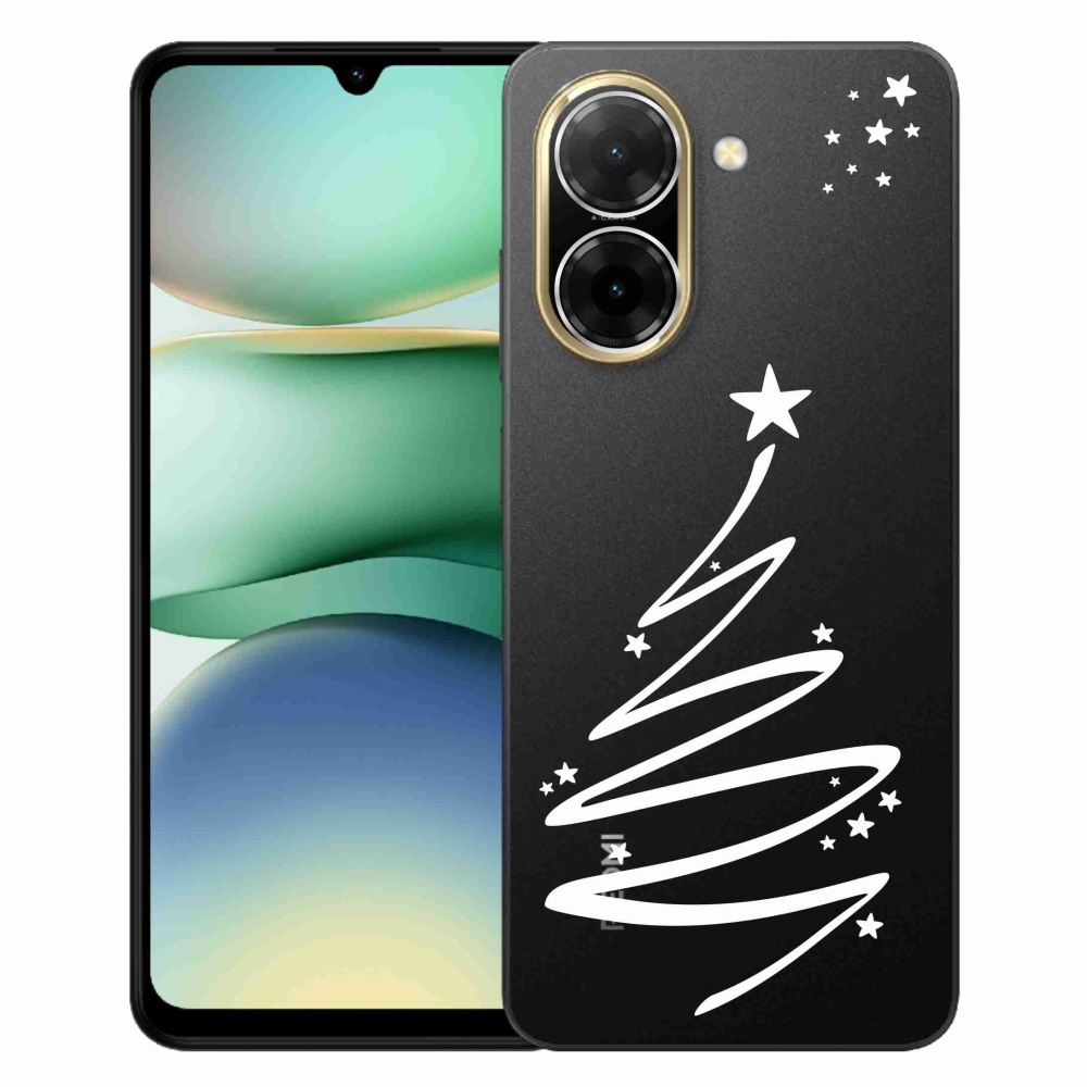 Gél borító mmCase a Xiaomi Redmi A5 (171.7x77.8x8.3mm) - fehér fa átlátszó háttéren