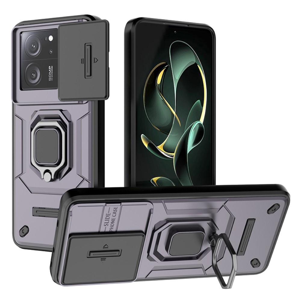 Lencseálló hibrid borítás Xiaomi 13T/13T Pro készülékhez - lila