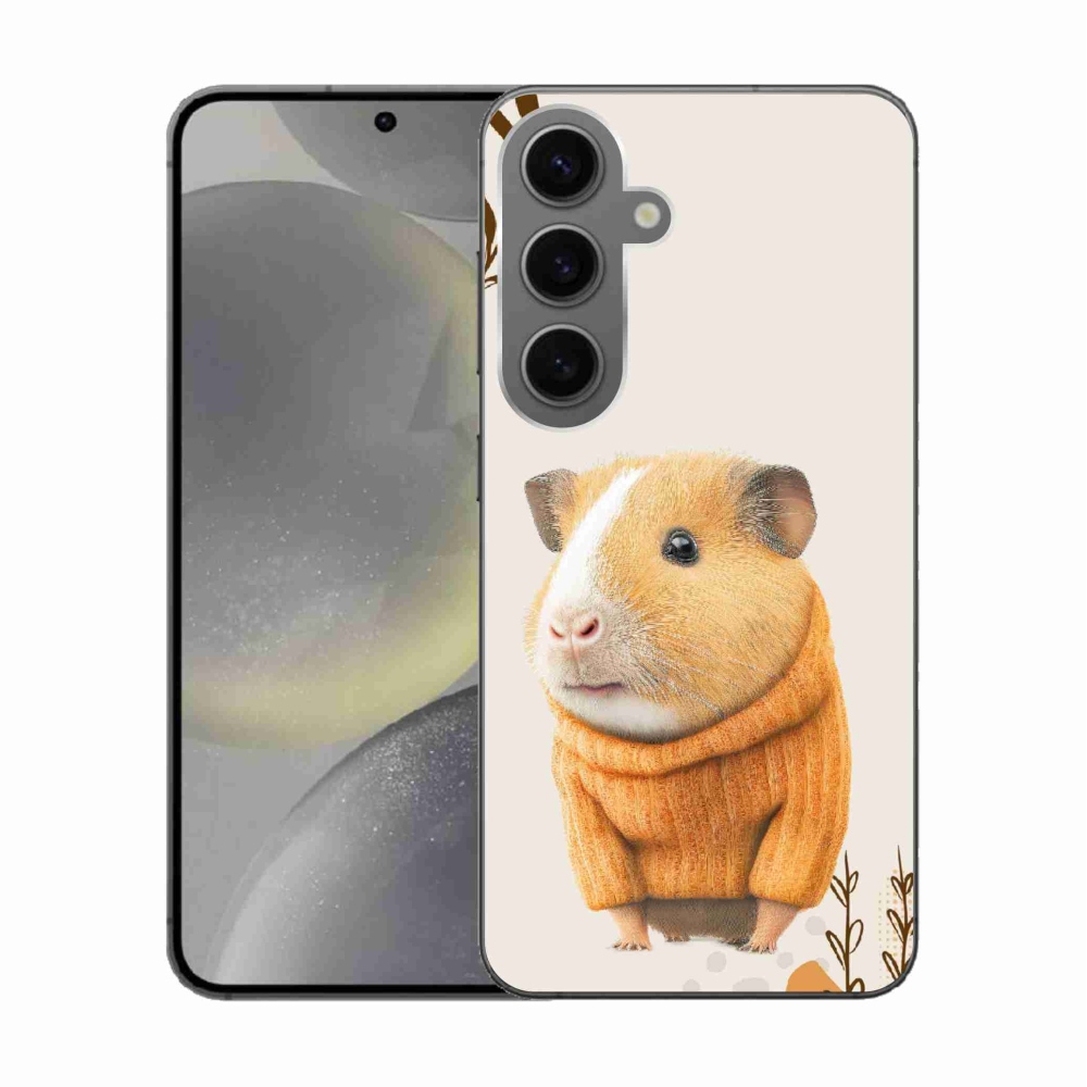 Gél borítás mmCase Samsung Galaxy S24 készülékhez - tengerimalac pulóverben