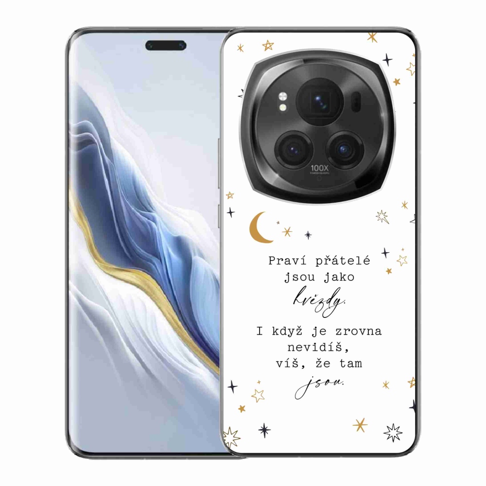 Gél borítás mmCase a Honor Magic 6 Pro 5G készülékhez - Idézet 6 fehér háttér