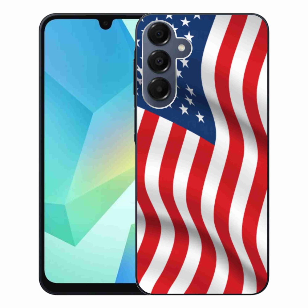 Gél borítás mmCase Samsung Galaxy A16 4G/5G - amerikai zászlóhoz
