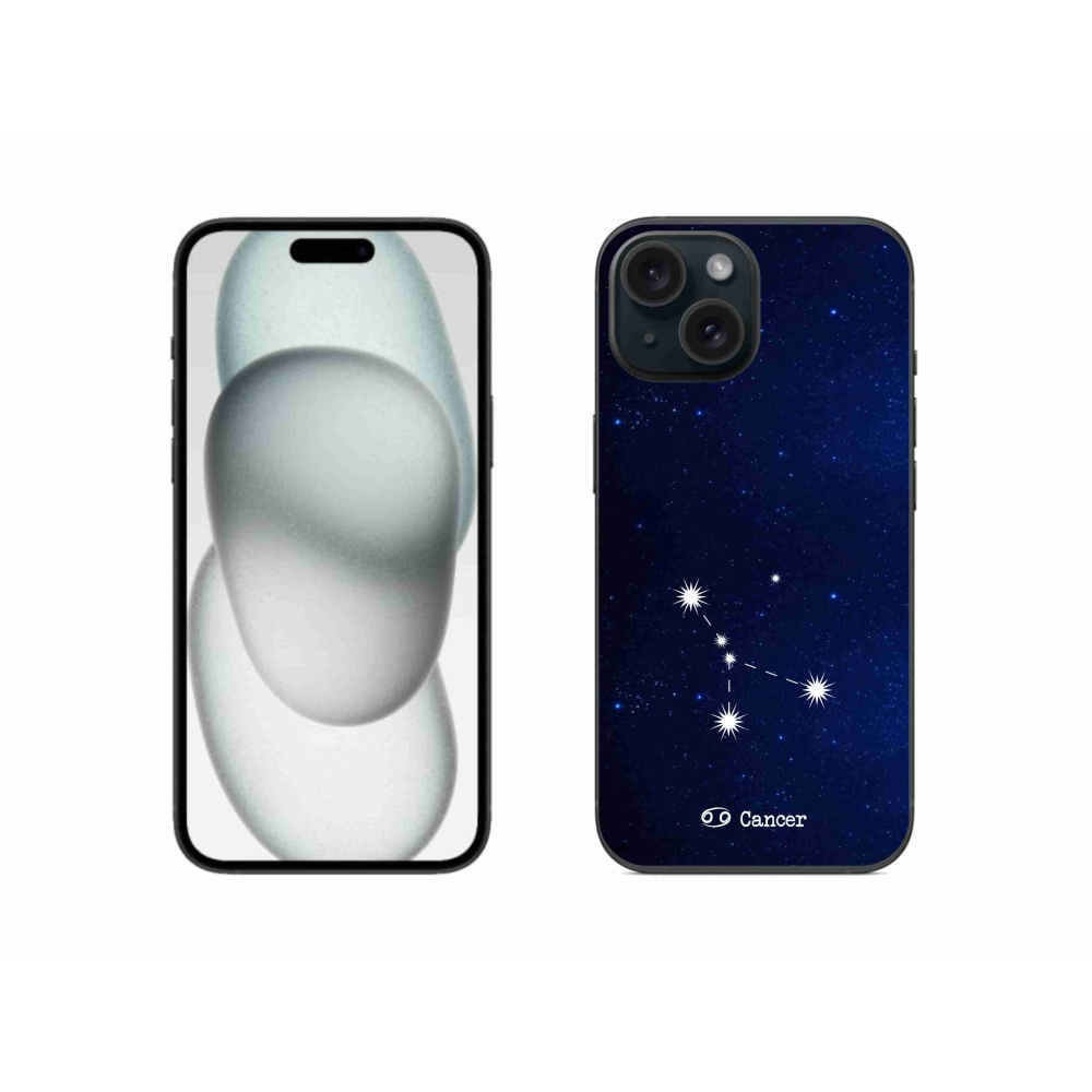 Gél borítás mmCase iPhone 15 készülékhez - Rák csillagkép