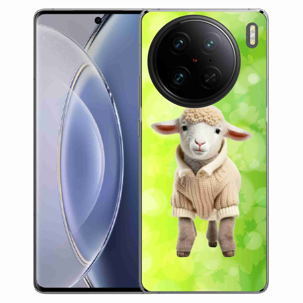 Gél borítás mmCase a Vivo X90 Pro készülékhez - bárány pulóverben