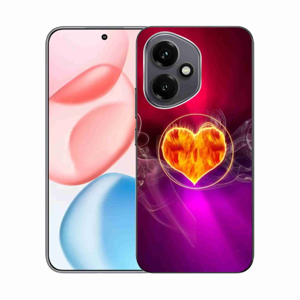 Zselés borítás mmCase a Honor 400-hoz - tüzes szív