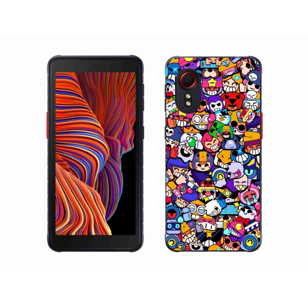Gél borítás mmCase Samsung Galaxy Xcover 5 - verekedős csillagok 2