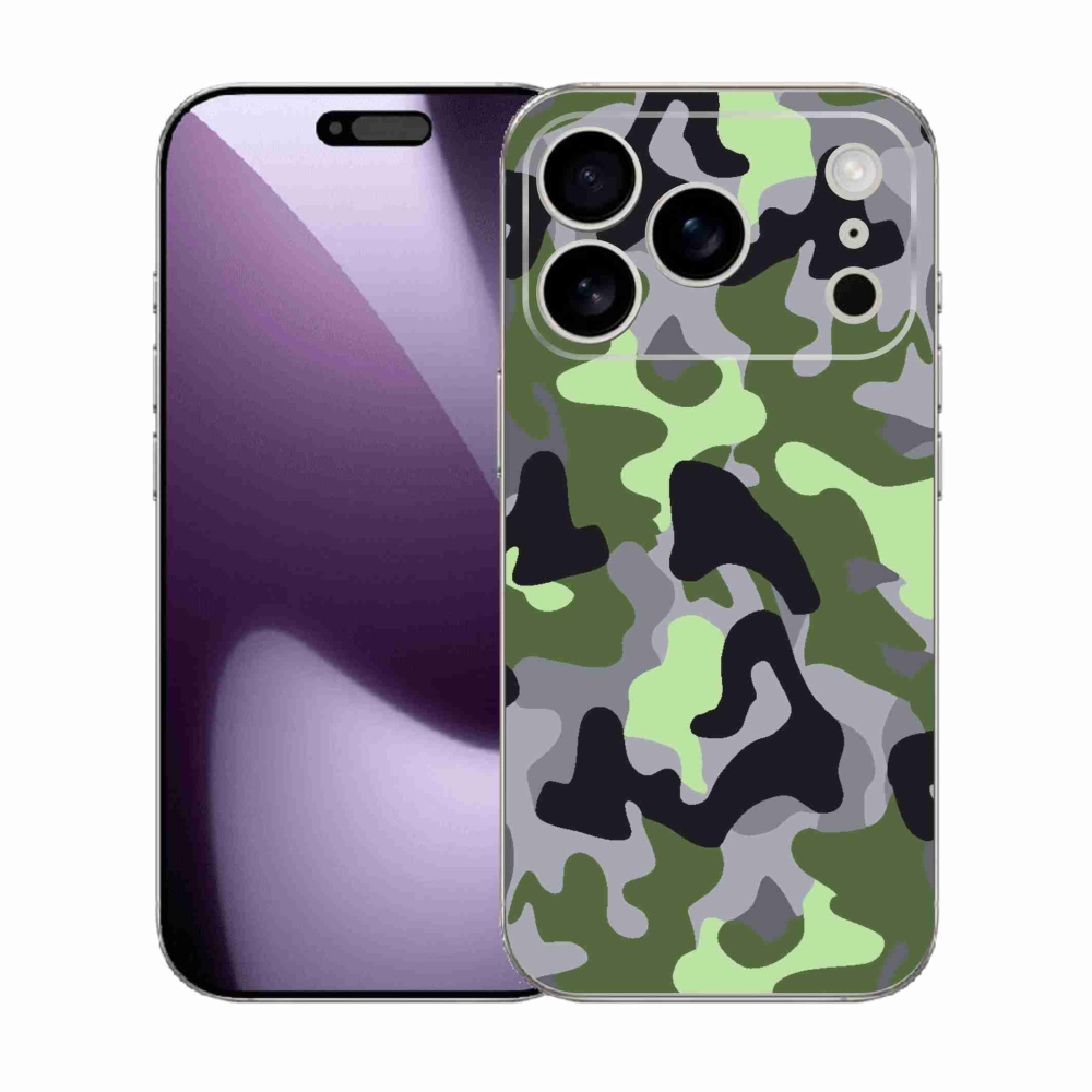 Zselés borítás mmCase iPhone 17 Pro készülékhez - álcázó minta 7