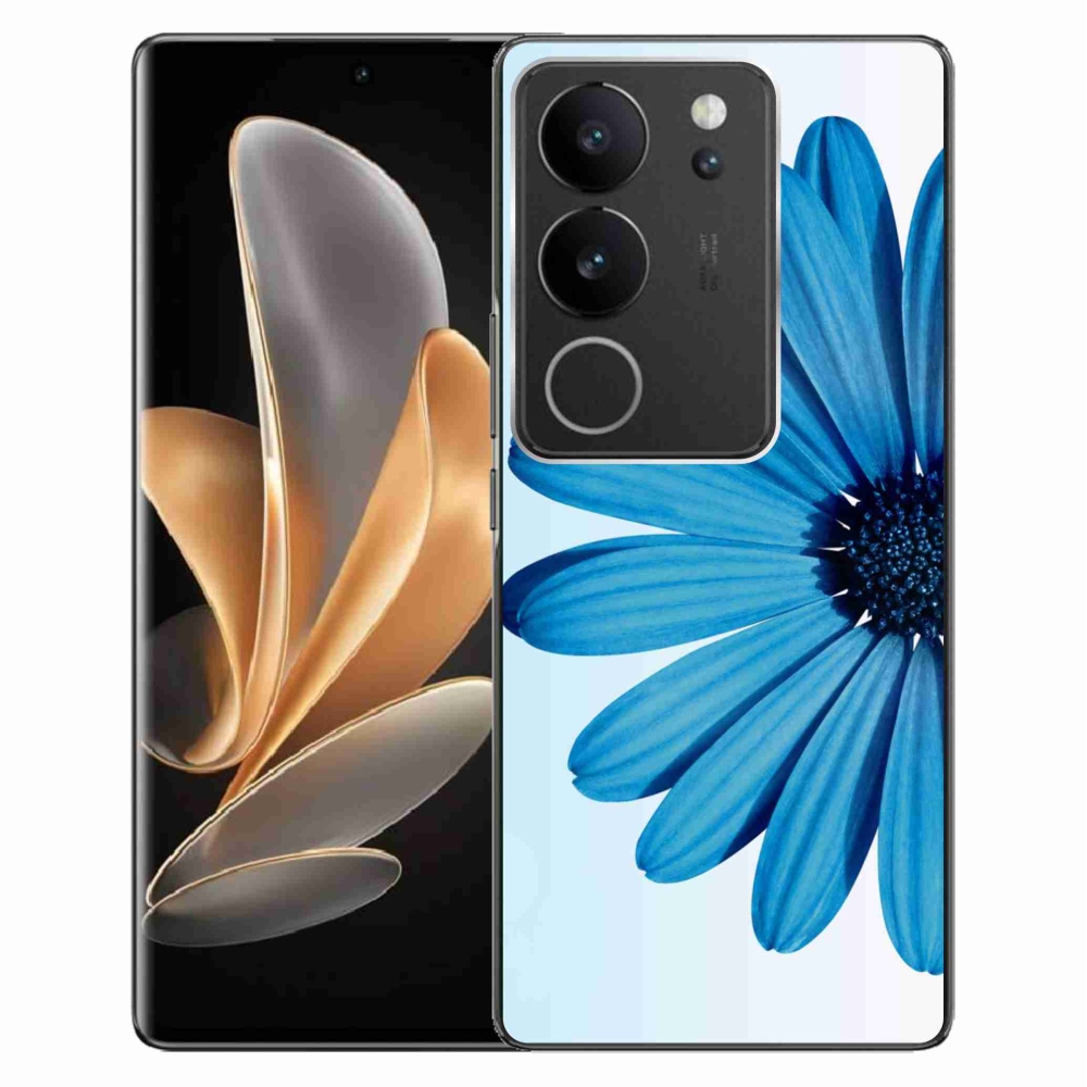 Gél tok mmCase a Vivo V29 5G-hez - kék százszorszép