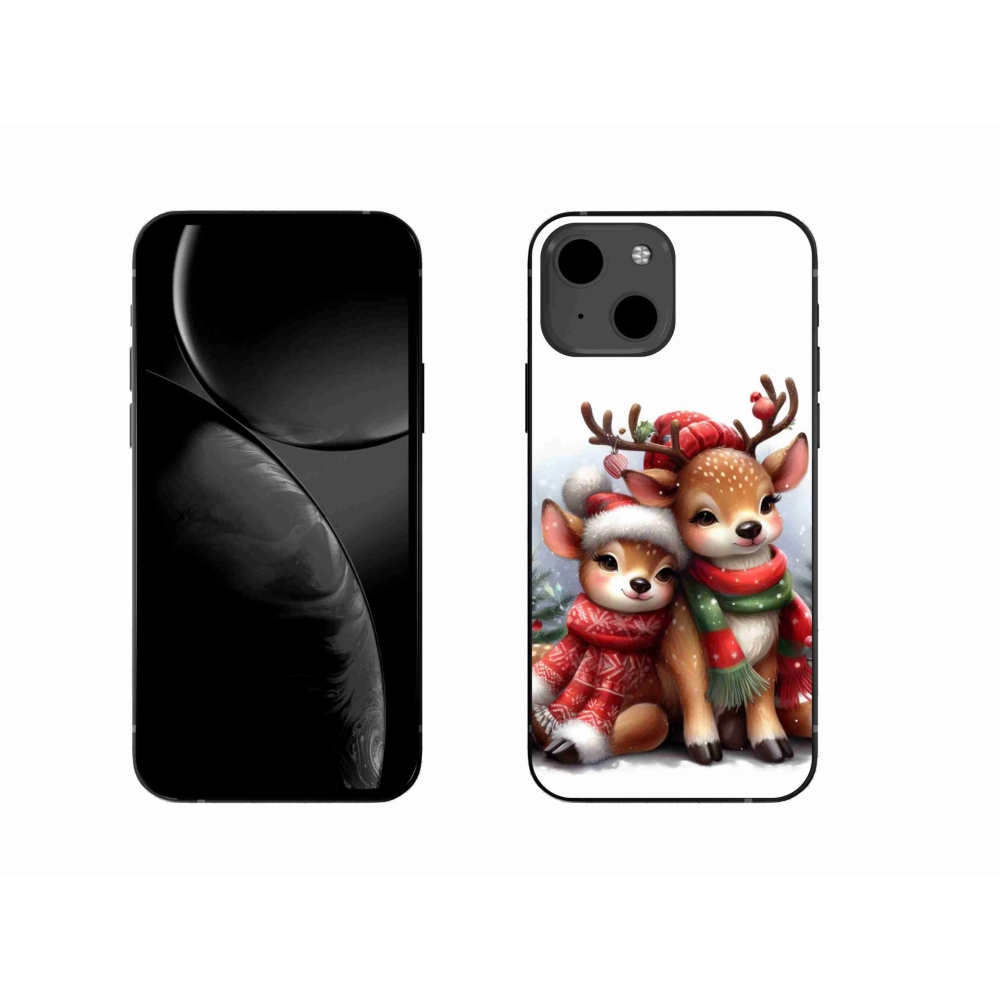 Zselés borítás mmCase iPhone 13 6.1 készülékhez - Karácsonyi rénszarvas