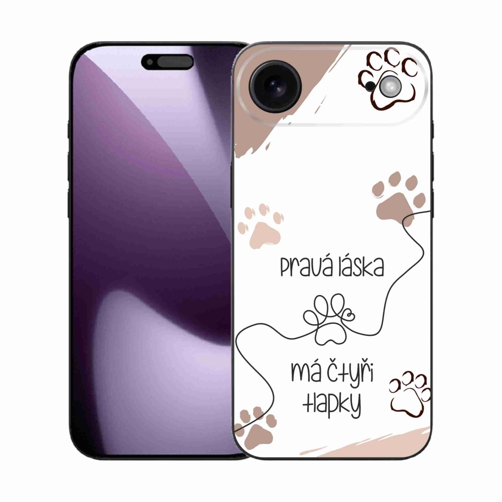 Gél borítás mmCase iPhone 17 Air készülékhez - kutya motívum 1 fehér háttér