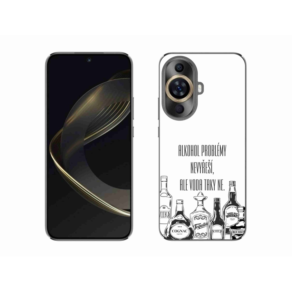 Gél borító mmCase a Huawei Nova 11-hez - vicces szöveg fehér háttérrel