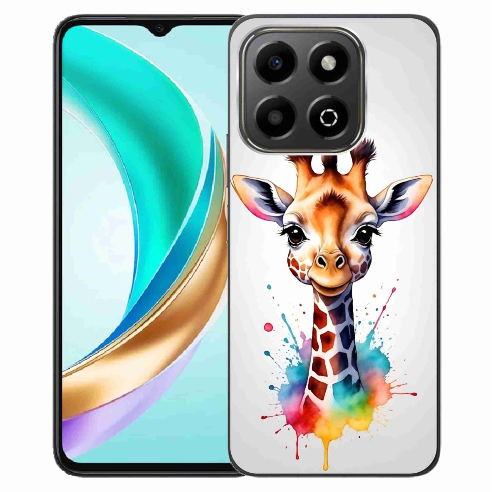 Zselés borítás mmCase a Honor X6b készülékhez - zsiráf 1