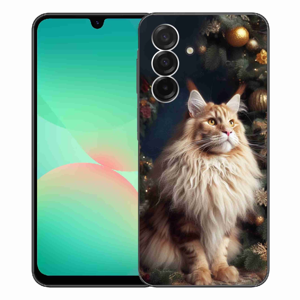 Gél borító mmCase Samsung Galaxy A26 5G - macska a fánál - Samsung Galaxy A26 5G - macska a fánál
