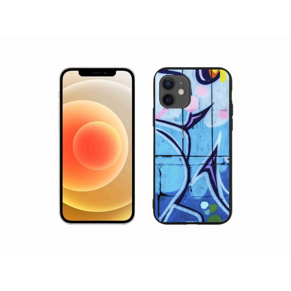 Zselés borítás mmCase iPhone 12 mini készülékhez - graffiti