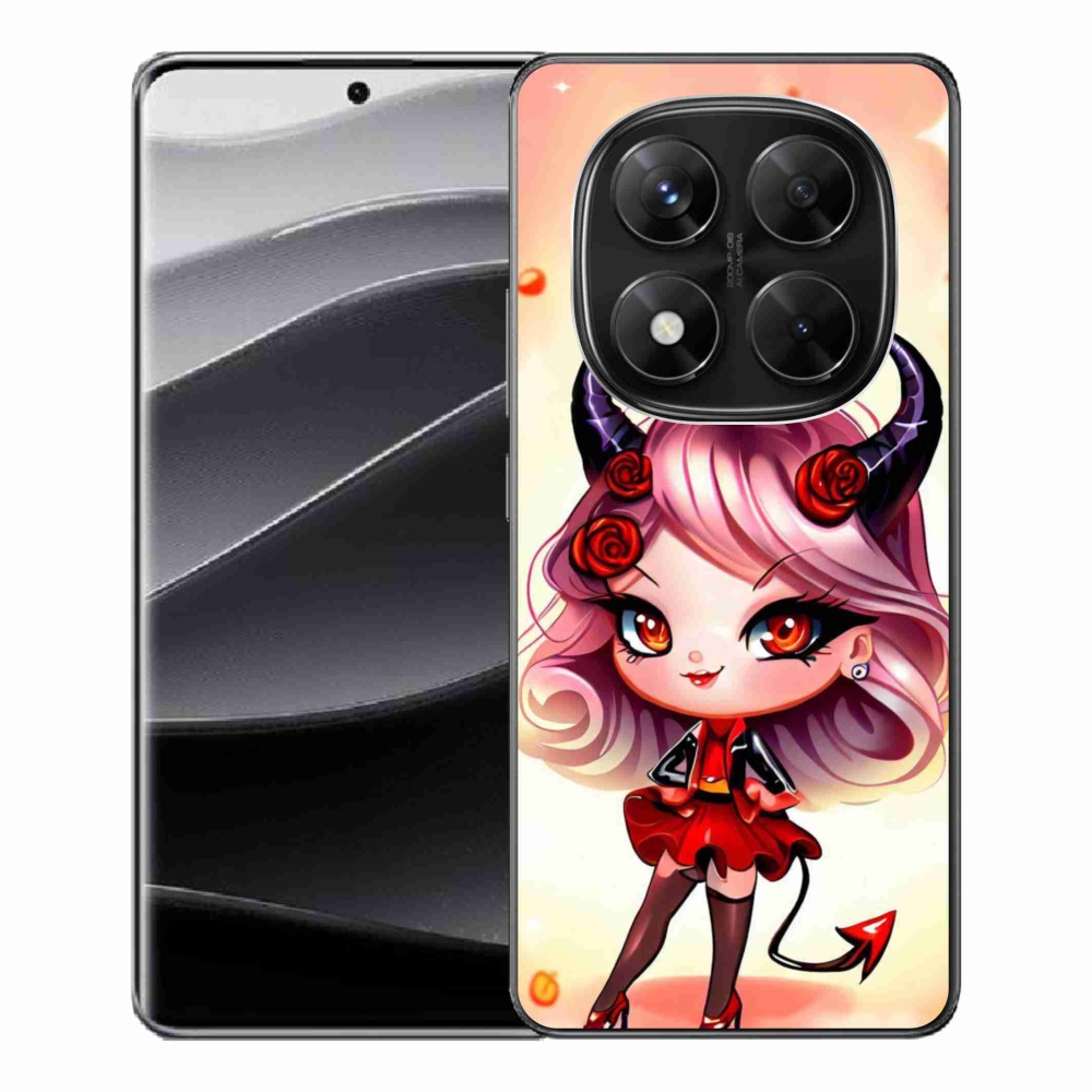 Gél borító mmCase a Xiaomi Redmi Note 14 Pro 5G/Poco X7 5G számára - rajzfilm ördög