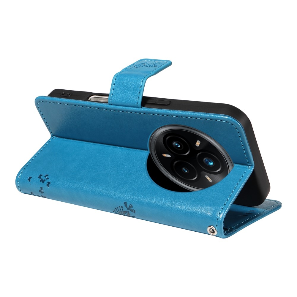 Fák könyvtáska a Realme 14 Pro+ 5G számára - kék