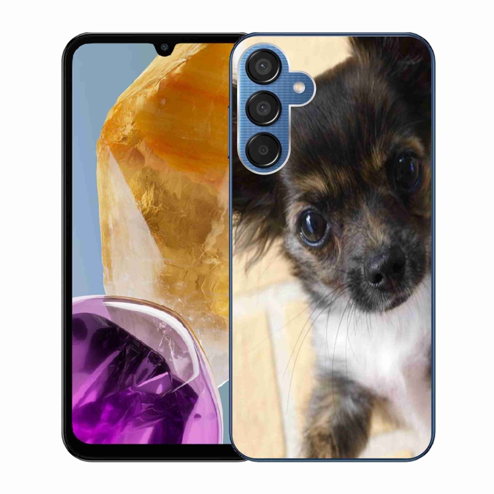 Gél tok mmCase a Samsung Galaxy M15 5G készülékhez - chihuahua 2