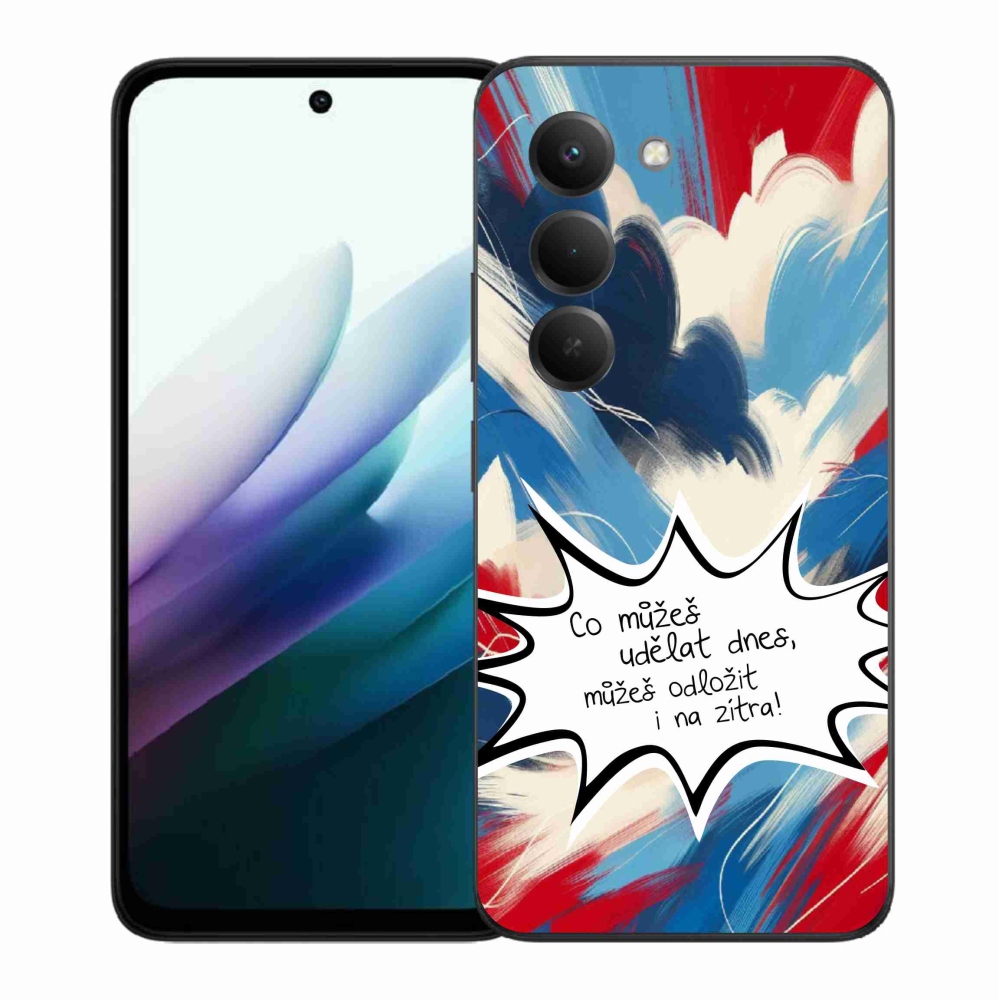 Gél borítás mmCase a Xiaomi Redmi 15 4G/5G (171mm) - vicces szöveg 9 fehér háttérrel